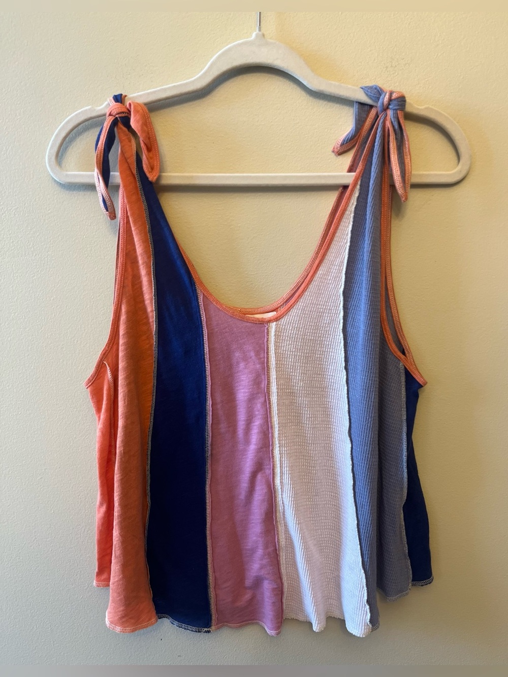 We The Free Free People Carousel Multi Stripe Swing Tank Top Women's Size Small